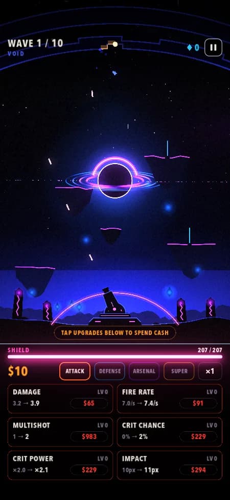 The Void biome in Last Arc.